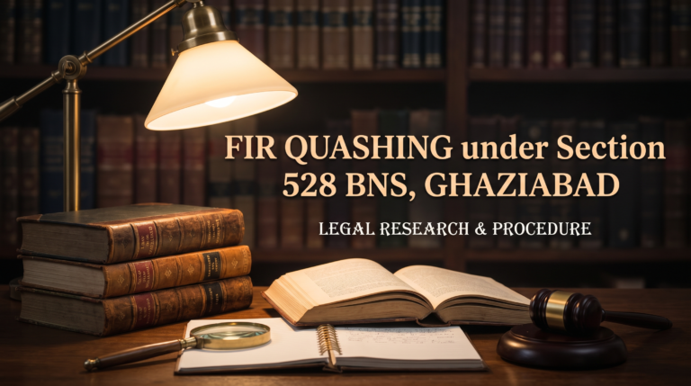 Grounds Fir Quashing Section 528 Ghaziabad