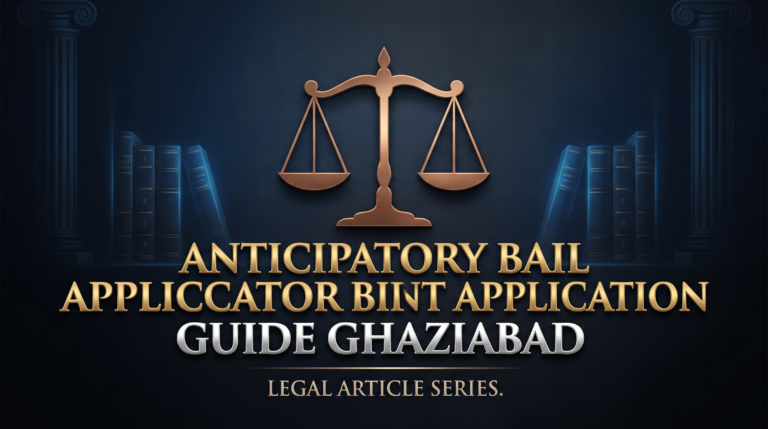 How To Apply Anticipatory Bail Ghaziabad