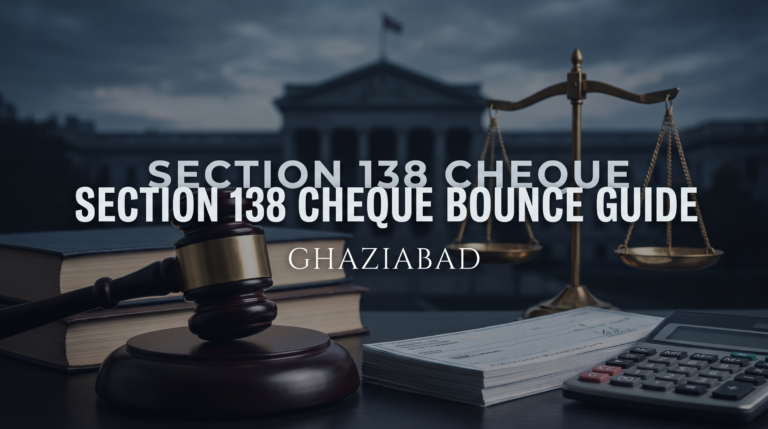 Section 138 Cheque Bounce Ghaziabad