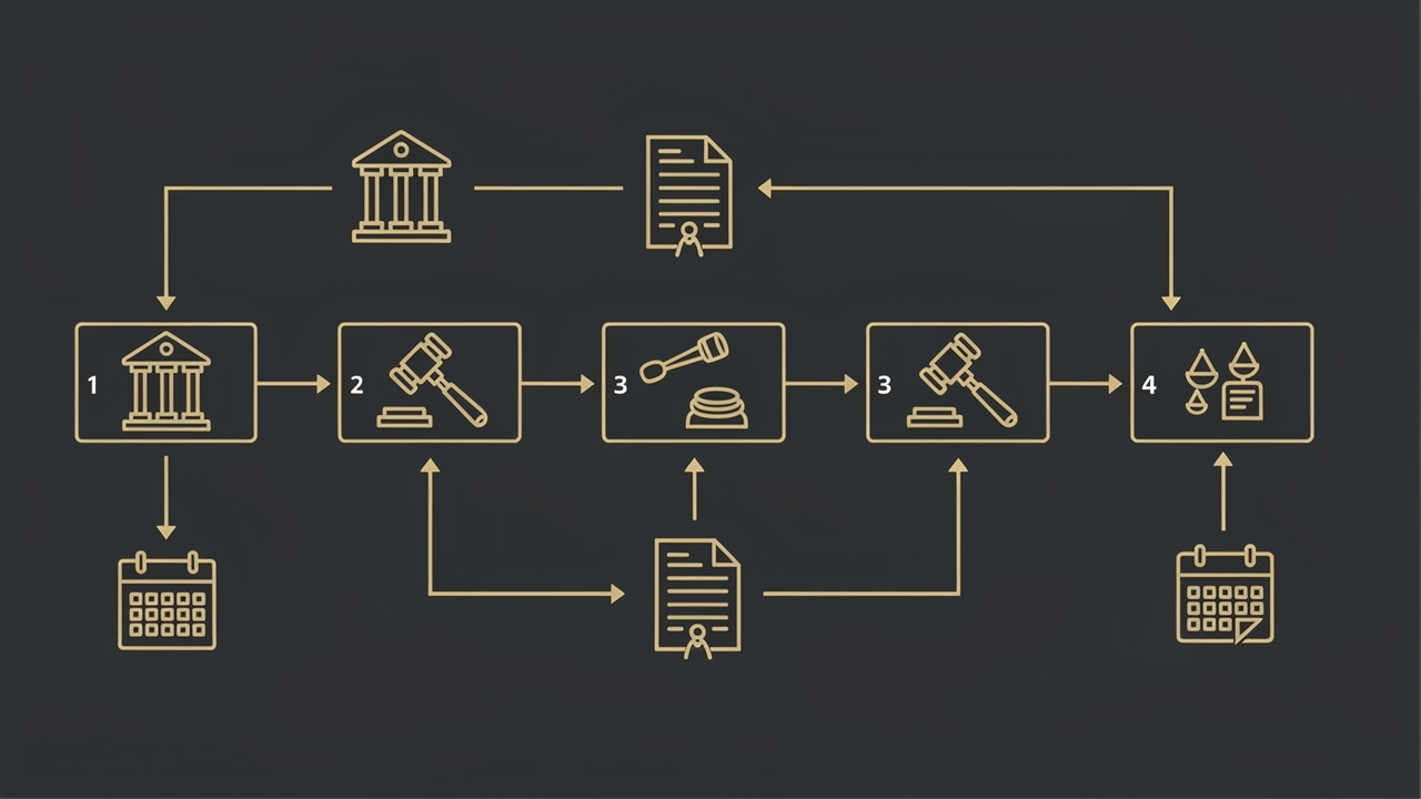 Anticipatory bail application flowchart — criminal defence process Ghaziabad