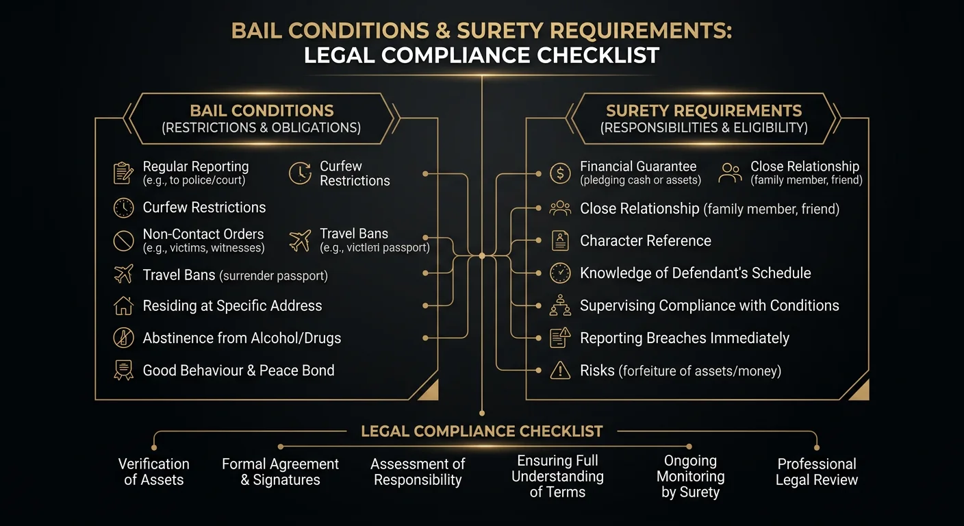 NBW cancellation and bail conditions compliance in Noida courts
