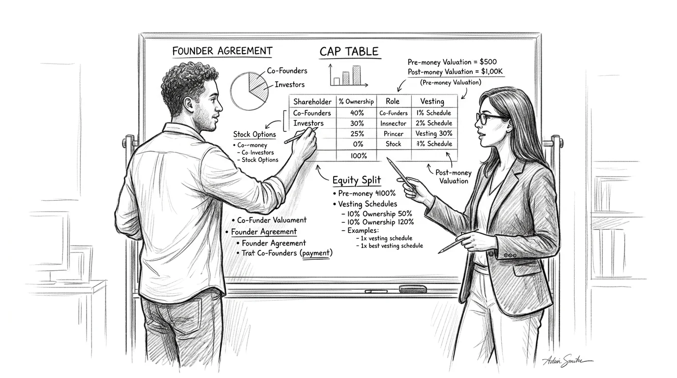 Startup founder agreement — IP ownership and corporate law matters