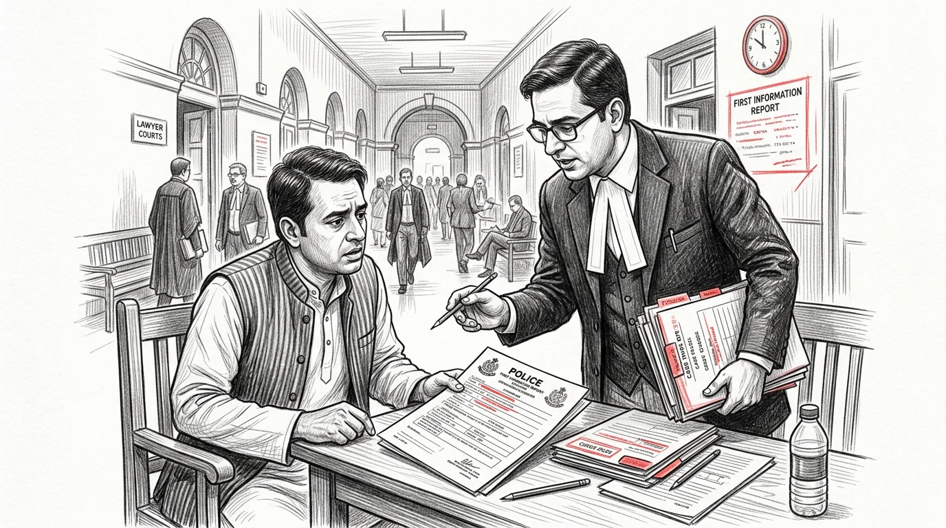Bail application process — criminal defence lawyer preparing anticipatory bail documents
