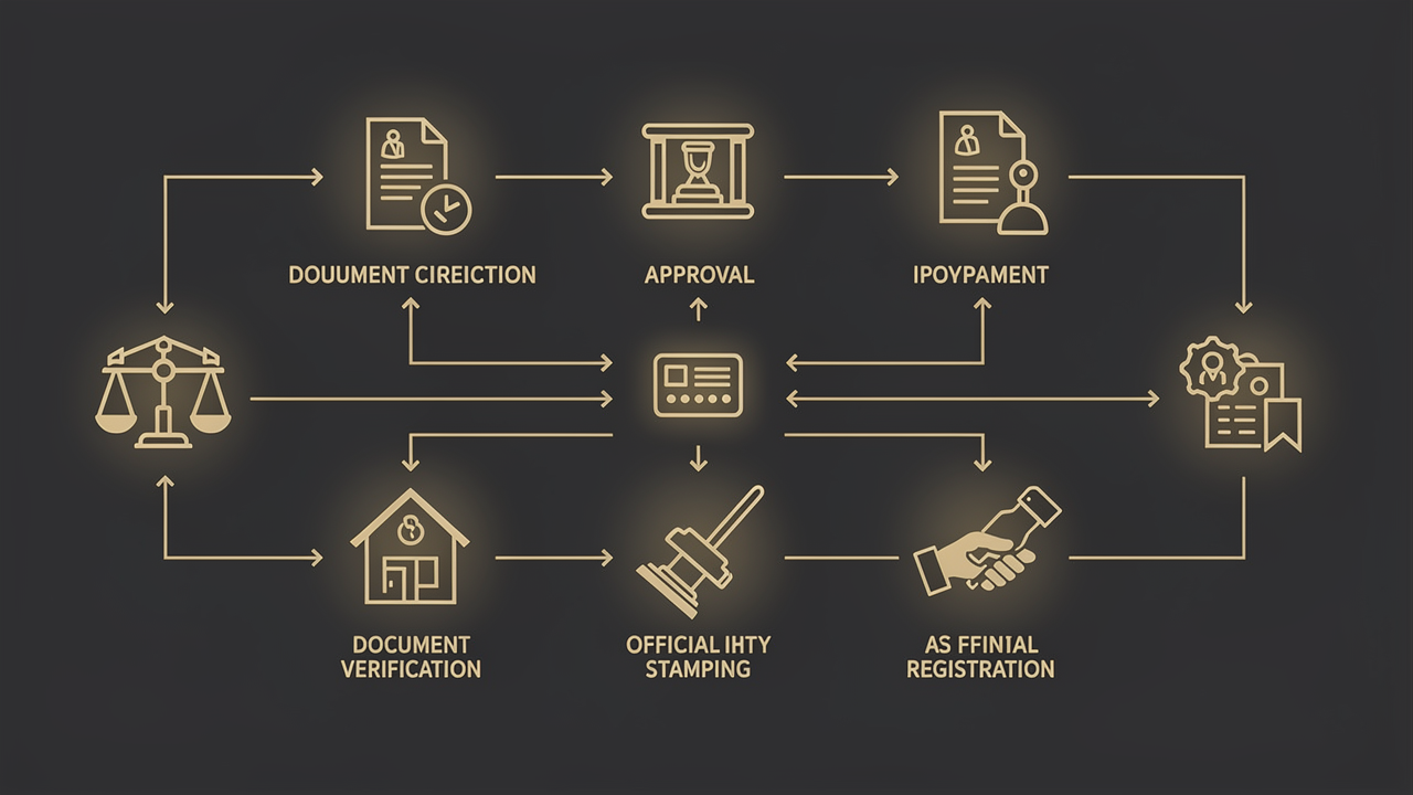 Property registration flowchart in Ghaziabad — step-by-step legal process
